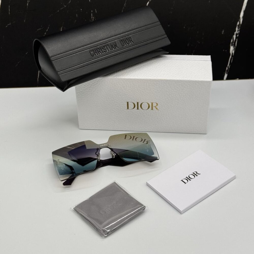 NEW DIORCLUB M5U F0A5 DIOR GREY WOMEN DIOR SUNGLASSES - Picture 13 of 13